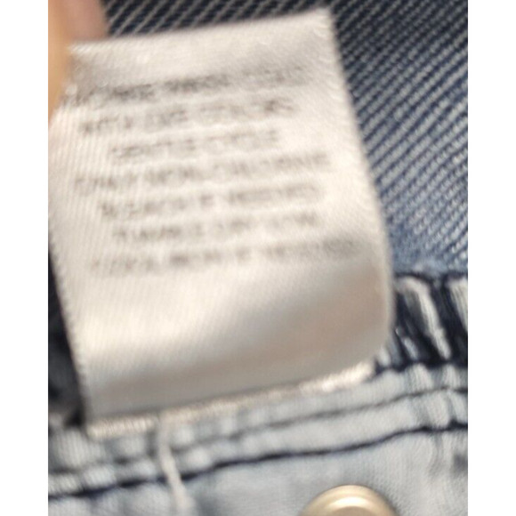 Christopher & Banks Jeans Women's 14 Blue Medium Wash Straight Rose Embroidering - Picture 7 of 16